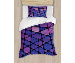 Stained Graphic Drops Duvet Cover Set