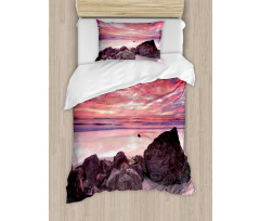 Australian Seascape Dawn Duvet Cover Set