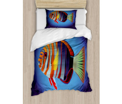 Tropical Exotic Sea Fish Duvet Cover Set