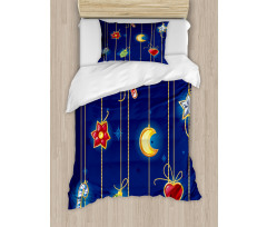 Xmas Objects Art Duvet Cover Set