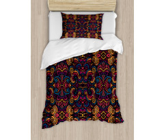 Floral Glass Pattern Duvet Cover Set