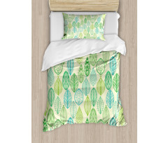 Leaves Forest Pattern Duvet Cover Set