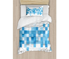 3D Mosaic Geometric Duvet Cover Set