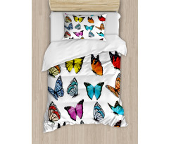 Butterflies Composition Duvet Cover Set