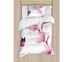 Blossom Branch Flowers Duvet Cover Set