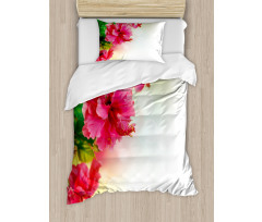 Fragrance Blossoms Garden Duvet Cover Set