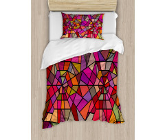 Vitray Mosaic Triangle Duvet Cover Set