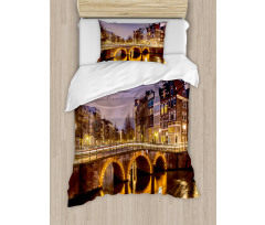 Old Bridge European Duvet Cover Set