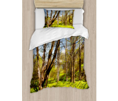 Spring Forest Flowers Duvet Cover Set