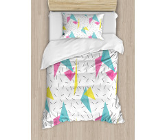 Memphis Style Forms Duvet Cover Set