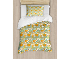 Abstract Shapes Mix Duvet Cover Set