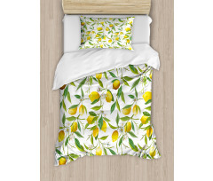 Lemon Woody Romantic Duvet Cover Set