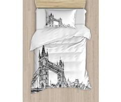 Tower Bridge UK Scenery Duvet Cover Set