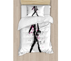 Woman Catwalk Duvet Cover Set