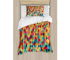 Triangles Fractal Aztec Duvet Cover Set