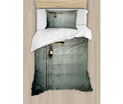 Warehouse Store Door Lock Duvet Cover Set