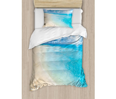 Sunny Seashore and Shells Duvet Cover Set