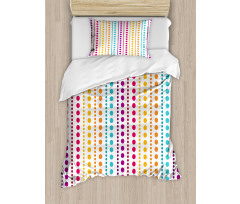 Half Toned Polka Dots Duvet Cover Set