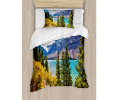 Canadian Glacial Lake Duvet Cover Set