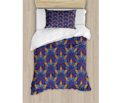 Vibrant Floral Ornate Duvet Cover Set