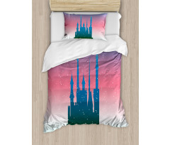 Medieval Castle Stars Duvet Cover Set