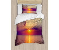 Dawn Sea Tranquil View Duvet Cover Set