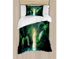 Mangrove Rainforest Lake Duvet Cover Set