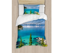 Tranquil Tahoe Shoreline Duvet Cover Set