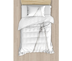 Princess Sketchy Bride Duvet Cover Set