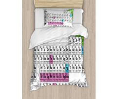 Colorful Science Duvet Cover Set