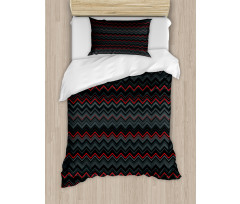 Zigzag Chevron Theme Duvet Cover Set