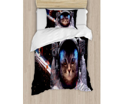 Clusters Outer Space Duvet Cover Set