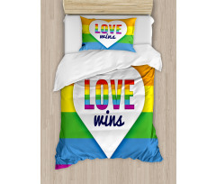 LGBT Pride Love Wins Duvet Cover Set