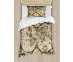 Antique Vintage Art Duvet Cover Set