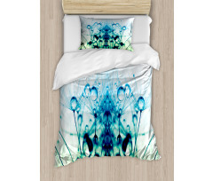 Floral Dandelion Arrangement Duvet Cover Set