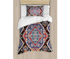 Vibrant Vintage Bohemian Duvet Cover Set