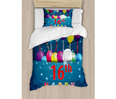 16 Party Duvet Cover Set