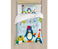 Birthday Penguin Duvet Cover Set