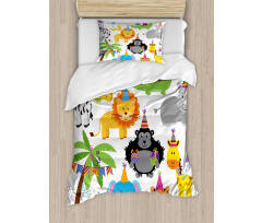 Wild Animals Birthday Duvet Cover Set