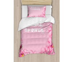 Abstract Petals Dots Duvet Cover Set