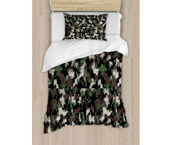 Pixelated Digital Abstract Duvet Cover Set