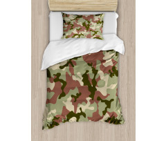 Pattern in Forest Colors Duvet Cover Set
