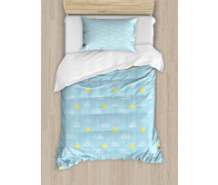 Clouds and Sun Duvet Cover Set