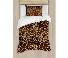 Giraffe Skin Pattern Duvet Cover Set