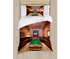 Pool Table Billiard Duvet Cover Set