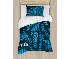 Floral Swirl Leaves Branch Duvet Cover Set