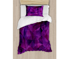 Triangle Purple Shape Duvet Cover Set