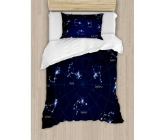 Horoscope Chart Duvet Cover Set