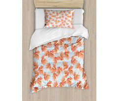 Romantic Poppy Flowers Duvet Cover Set