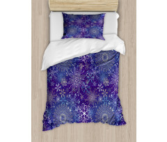 Snowflakes Xmas Art Duvet Cover Set